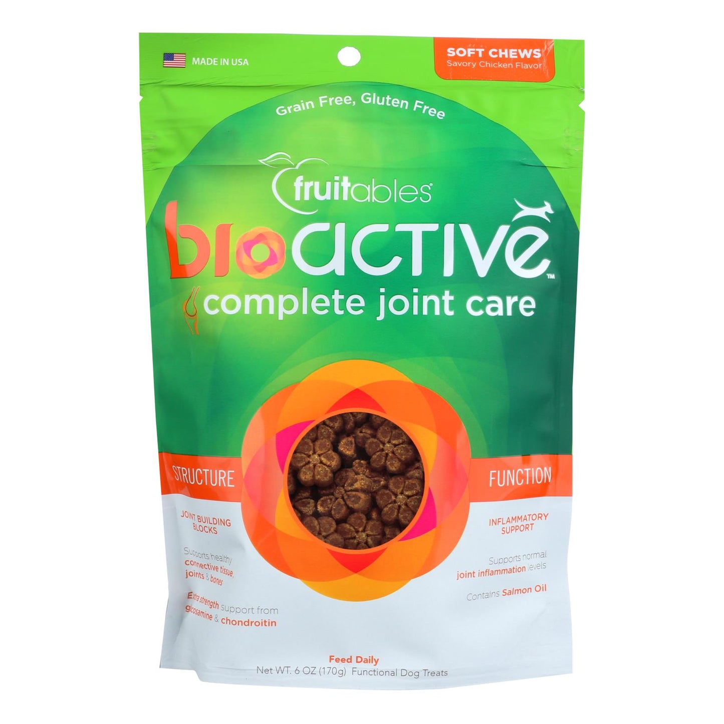 Fruitables - Dog Treats Bio Joint Care - Case of 8-6 Ounce