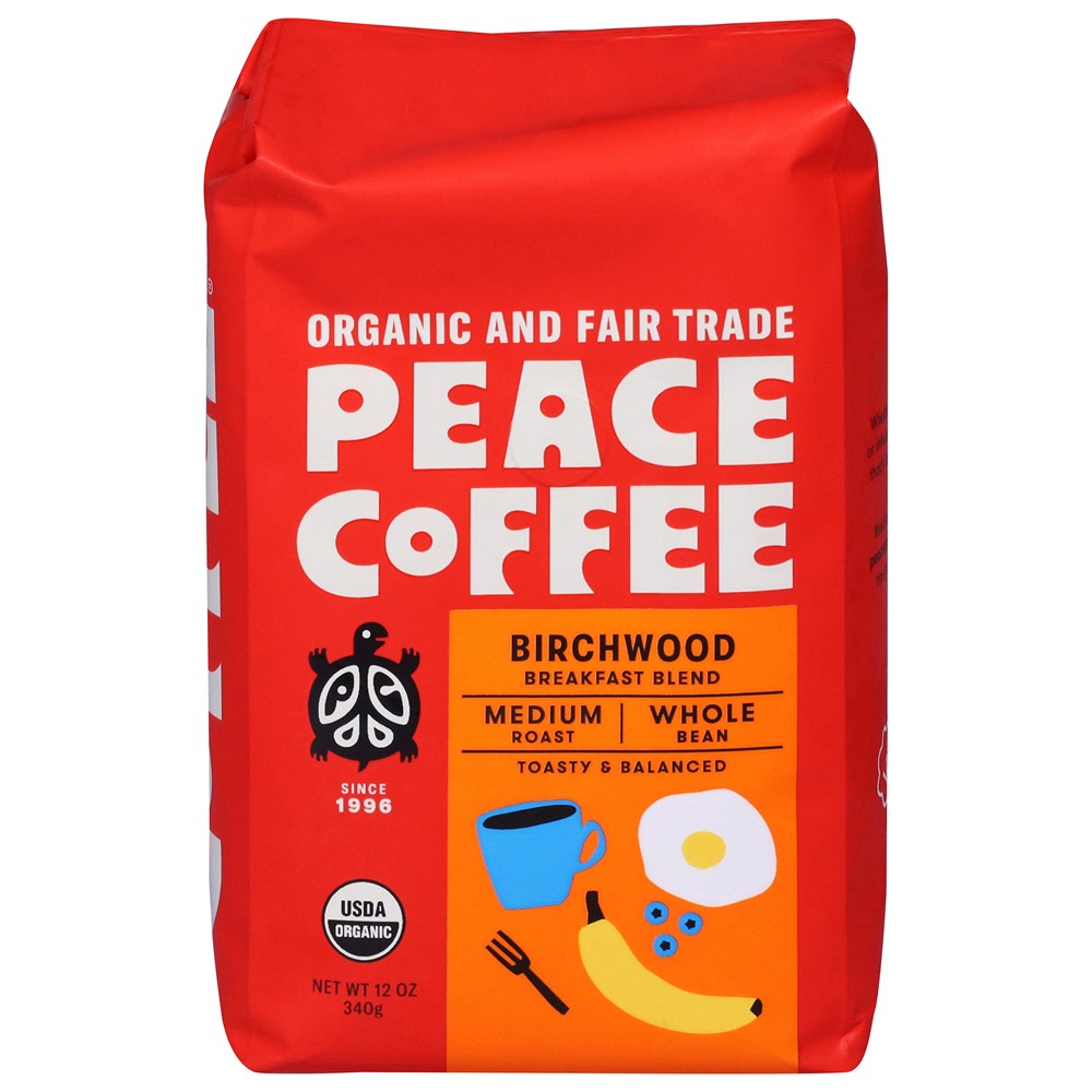 Peace Coffee - Coff Og1 Birchwood Blnd - Case of 6-12 OZ