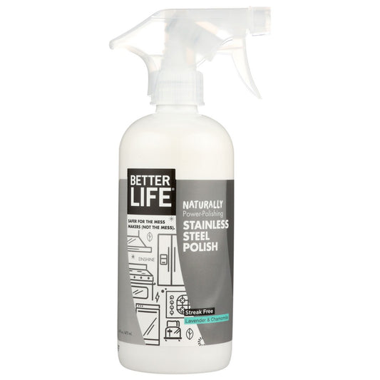 Better Life , Better Life Stainless Steel Polish, 16 Fl. Oz. Bottle,  Case of 6