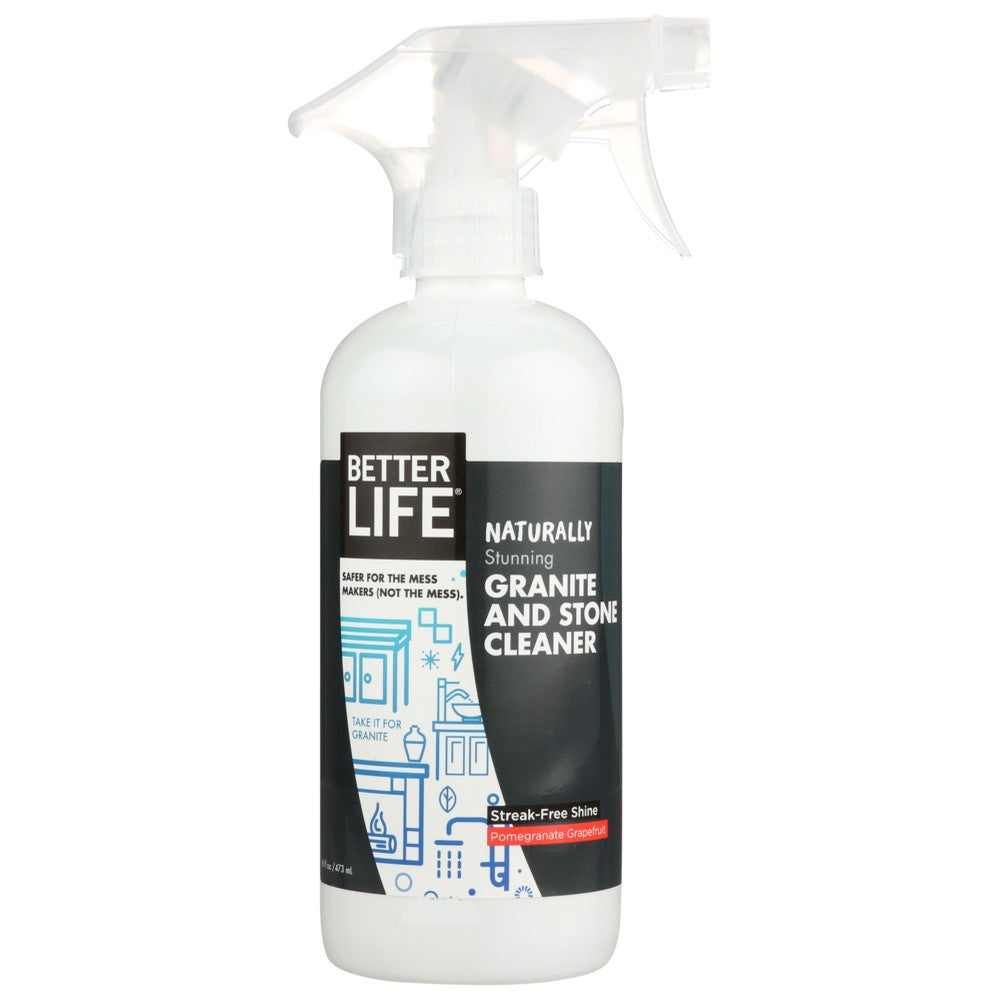 Better Life , Better Life Granite & Stone Cleaner, 16 Fl. Oz. Bottle,  Case of 6