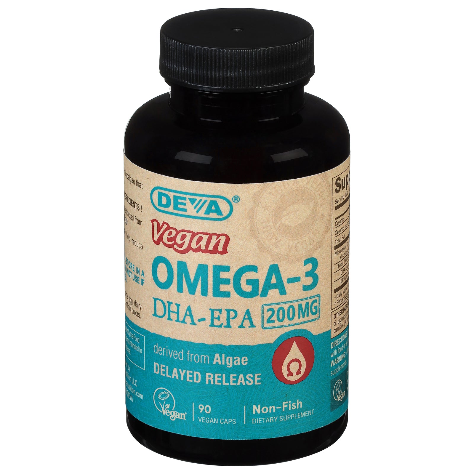 Deva Vegan Vitamins - Dha-epa(delayed Rel)vegan - 1 Each - 90 VCAP