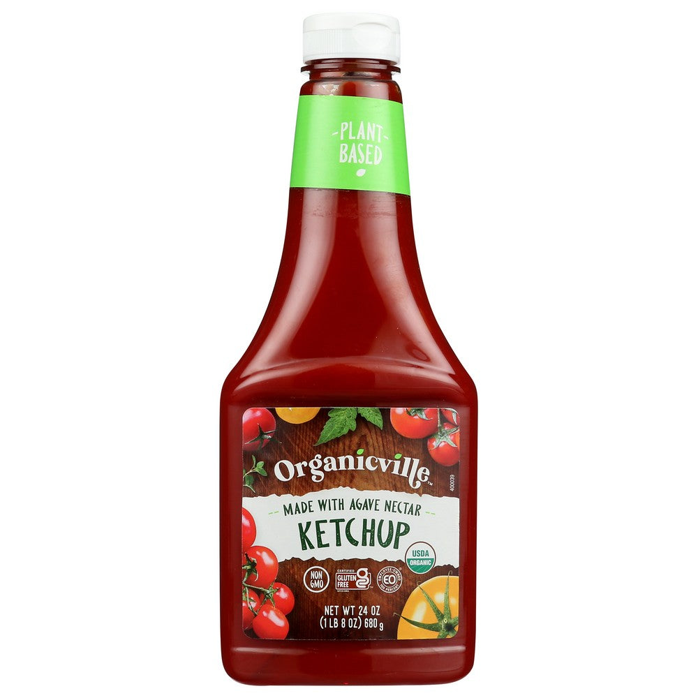 Organicanicville® 901000, Organicanicville Condiment, Ketchup Organicanic, 24 Oz.,  Case of 12