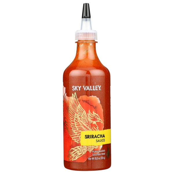 Sky Valley Sauce Sriracha - 19 Fluid Ounce, Case of 6