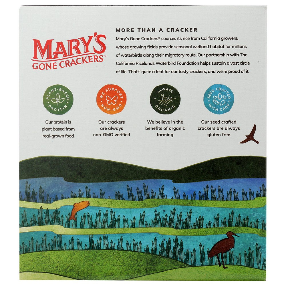 Mary's Gone Crackers® , Black Pepper Crackers 6.5 Ounce,  Case of 6