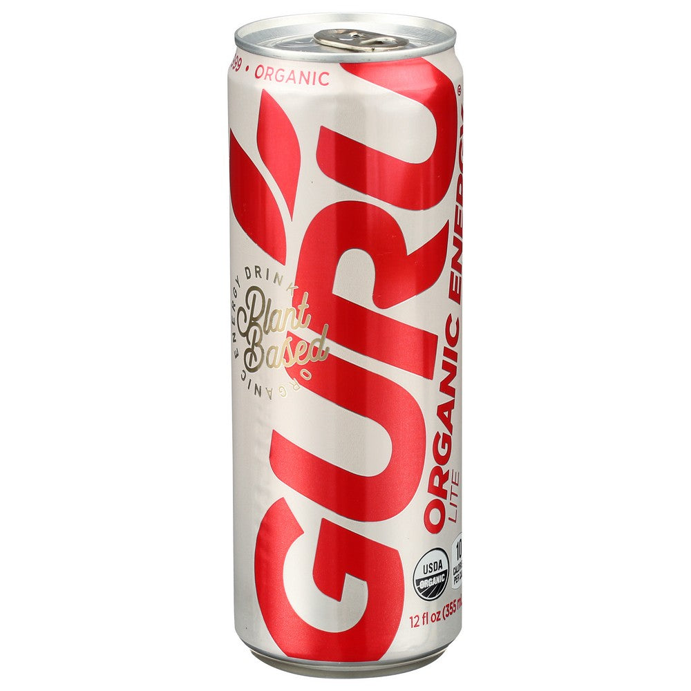 Guru® 10028, Guru Energy Drink, Organic, Plant Based, 12 Fluid Ounce, Case of 12