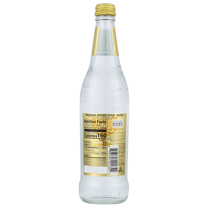 Fever Tree Soda Tonic Wtr Indian - 17 Fluid Ounce, Case of 8