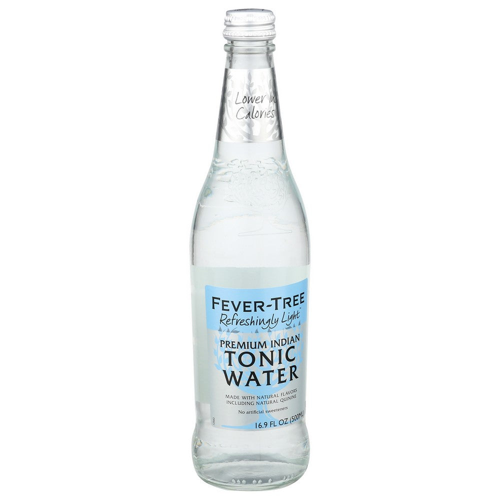 Fever-Tree 500141, Fever-Tree Tonic Water, Naturally Light, 16.9 Fl. Oz.,  Case of 8