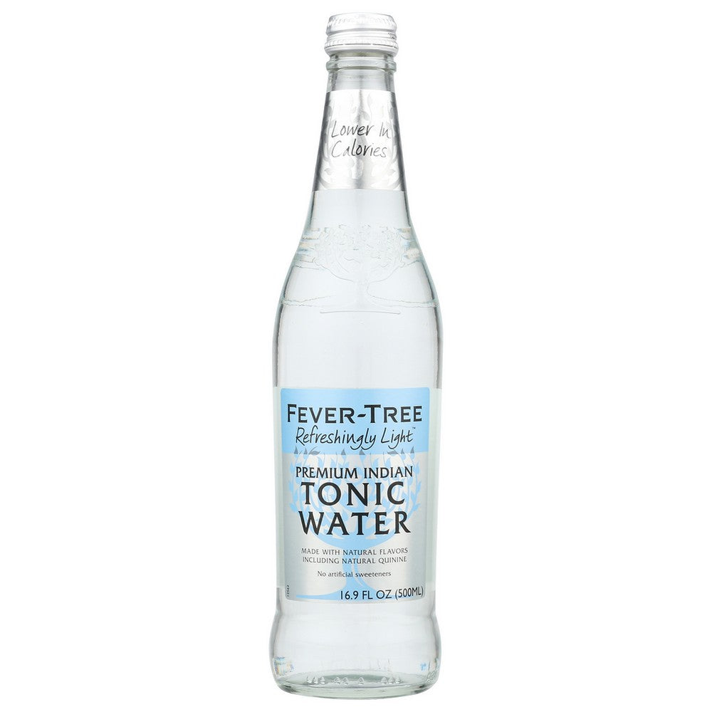 Fever-Tree 500141, Fever-Tree Tonic Water, Naturally Light, 16.9 Fl. Oz.,  Case of 8