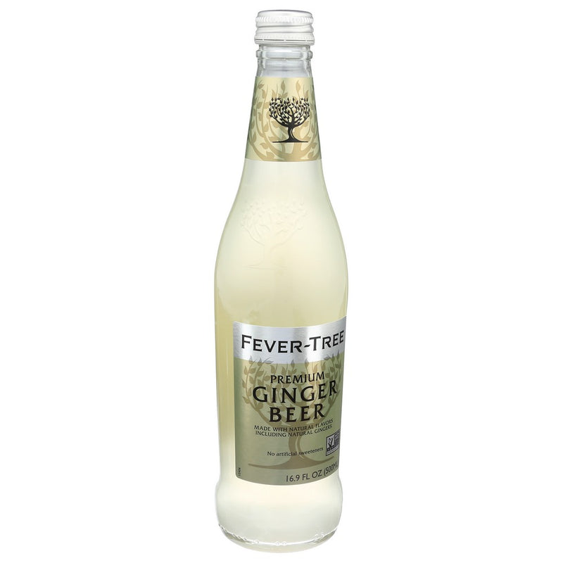 Fever Tree Soda Ginger Beer Premium - 17 Fluid Ounce, Case of 8