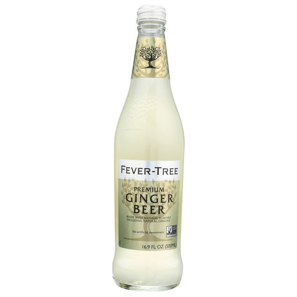 Fever Tree Soda Ginger Beer Premium - 17 Fluid Ounce, Case of 8