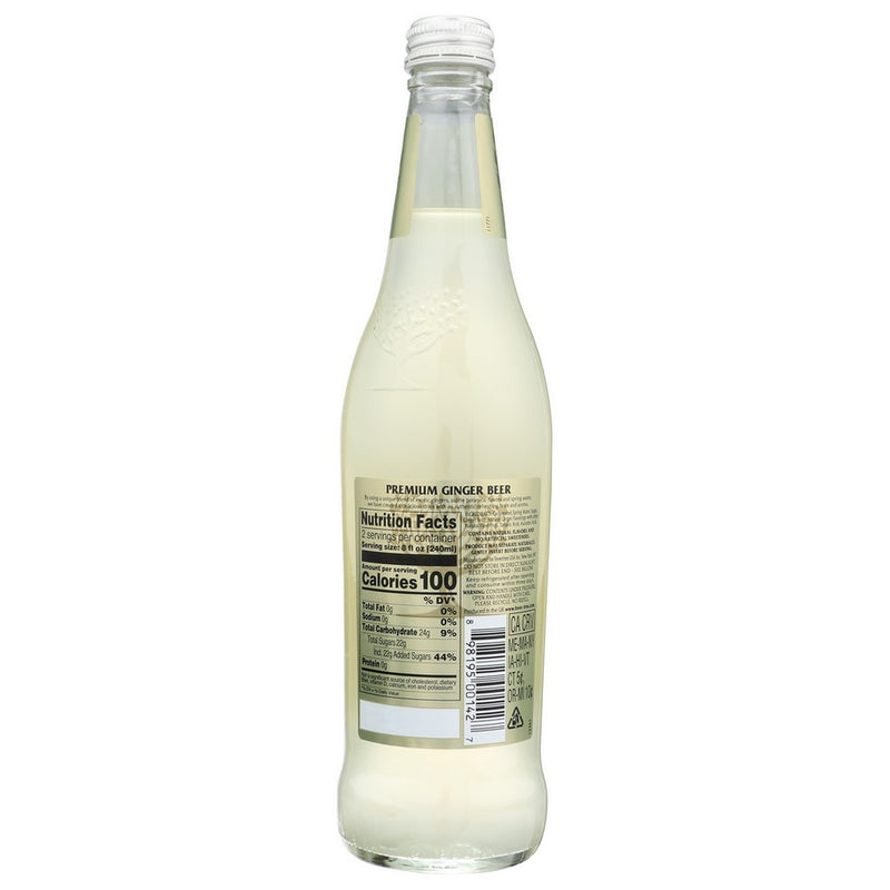 Fever Tree Soda Ginger Beer Premium - 17 Fluid Ounce, Case of 8