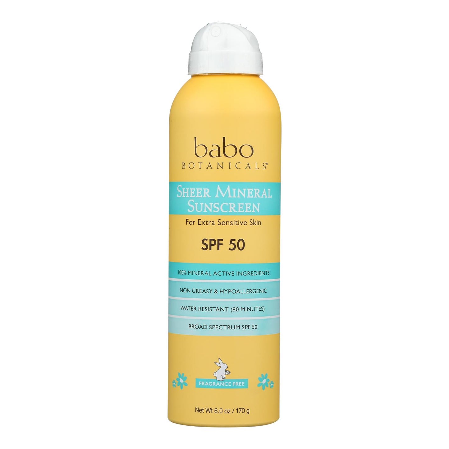 Babo Botanicals - Sunscrn Sheer Spry Spf 50 - 1 Each-6 Ounce