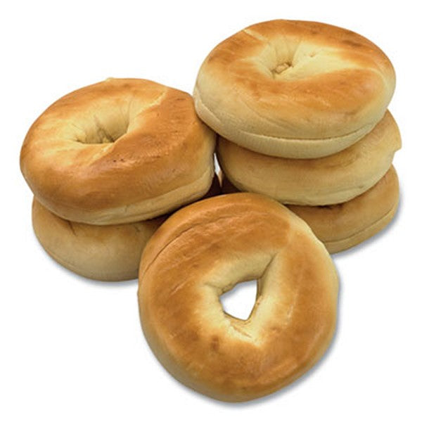 NatinlBnd Fresh Plain Bagels, 6/pack