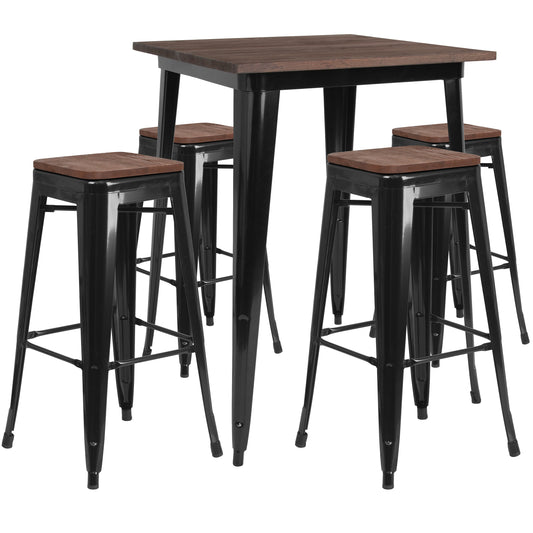 Flash Furniture, CH-WD-TBCH-20-GG, Restaurant Furniture Table & Chair Sets