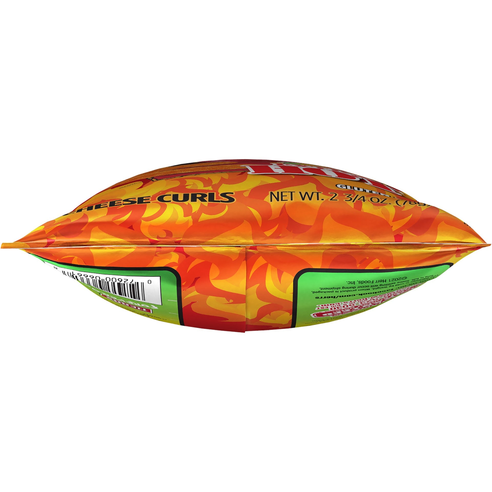 Herr Foods Inc Carolina Reaper Hot Curls 2.75 Ounce Size - 12 Per Case