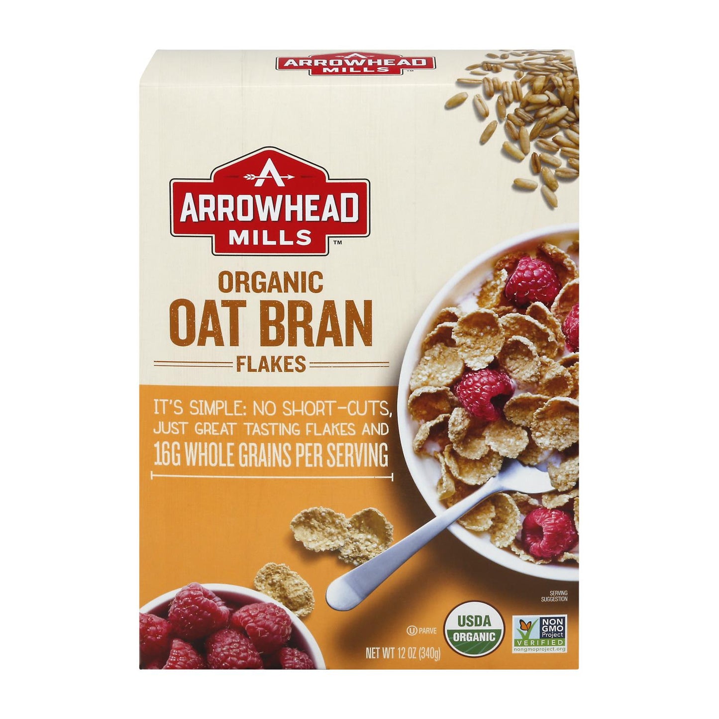 Arrowhead Mills - Cereal Oat Brn Flk Bx - Case of 6-12 Ounce