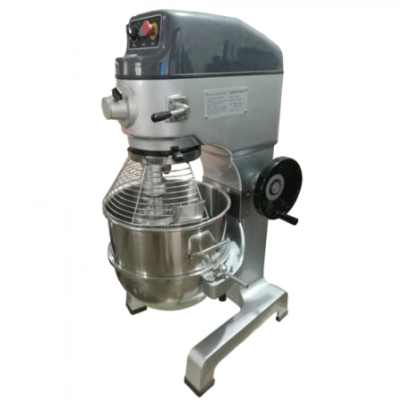 Eco Series BDPM-60 Planetary Mixer, 60 qt., 3-speed, floor model, gear driven transmission, #12 attachment hub, manual 60-minute timer, stainless steel wire bowl guard, includes: stainless steel mixing bowl with clamps