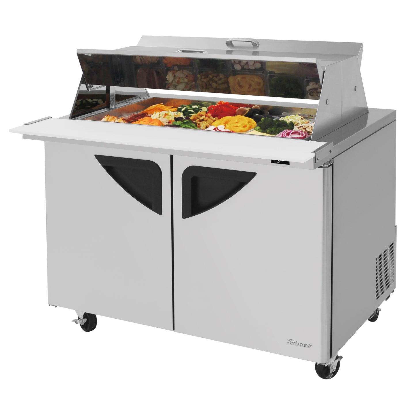 Turbo Air, TST-48SD-18-N-DS, Refrigerated Counter, Mega Top Sandwich / Salad Unit