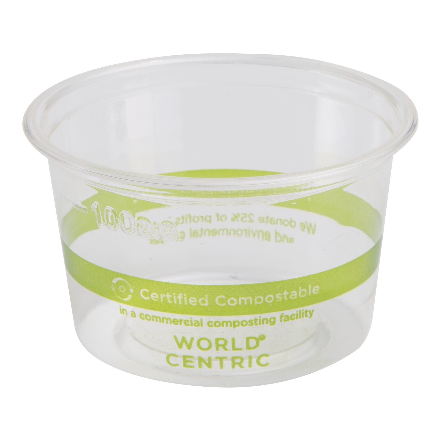 4 Oz Clear Souffle Cups - Ingeo - Compostable