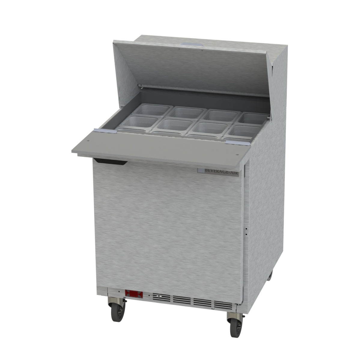 Beverage Air, SPE27HC-12M-B, Refrigerated Counter, Mega Top Sandwich / Salad Unit