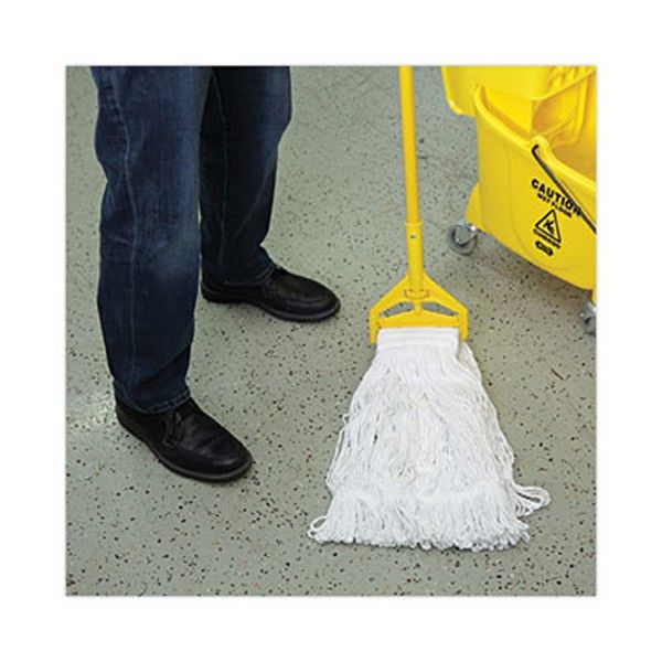 Boardwalk® Mop Head, Pro Loop Web/tailband, Premium Saddleback Head, Ryn, 24-Oz., Wh, 12/ct