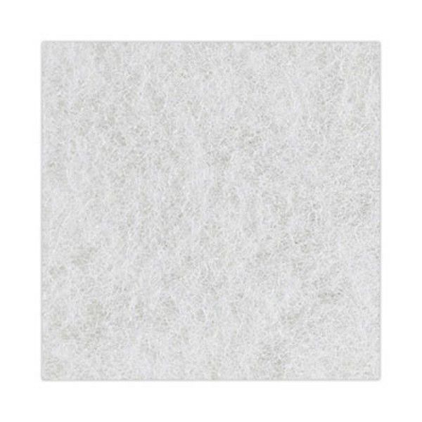 Boardwalk® Light Duty Scour Pad, 4.63  x 10, White, 20/Carton