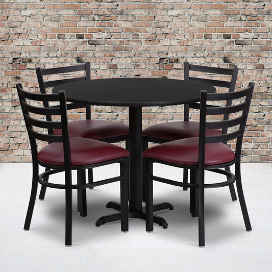 Flash Furniture, HDBF1005-GG, Restaurant Furniture Table & Chair Sets