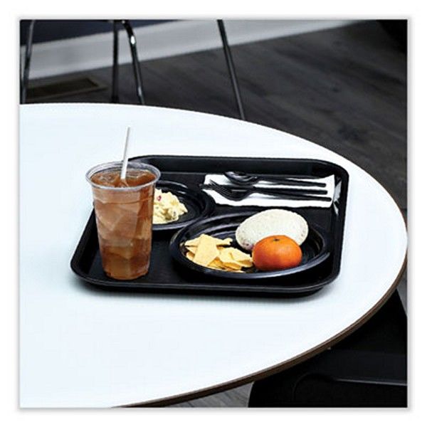 Boardwalk® Heavyweight Wrapped Polystyrene Cutlery, Fork, Black, 1,000/carton