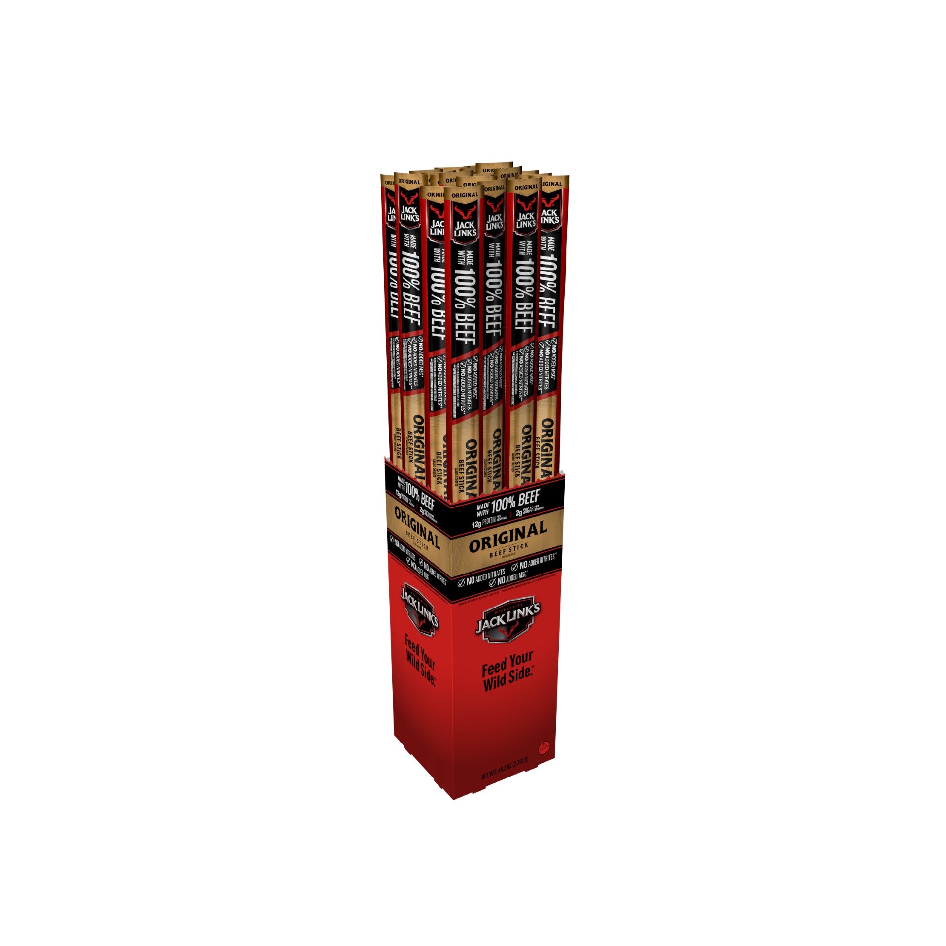 Oz Jack Link S Original Beef Sticks Count 1.8400 Ounce Size - 144 Per Case