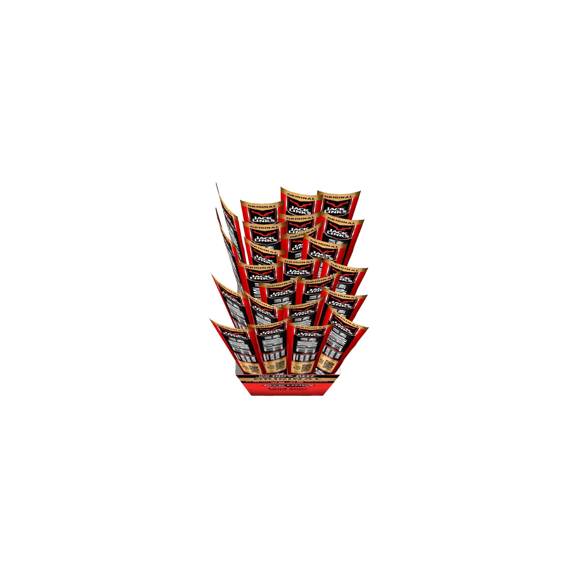 Oz Jack Link S Original Beef Sticks Count 1.8400 Ounce Size - 144 Per Case