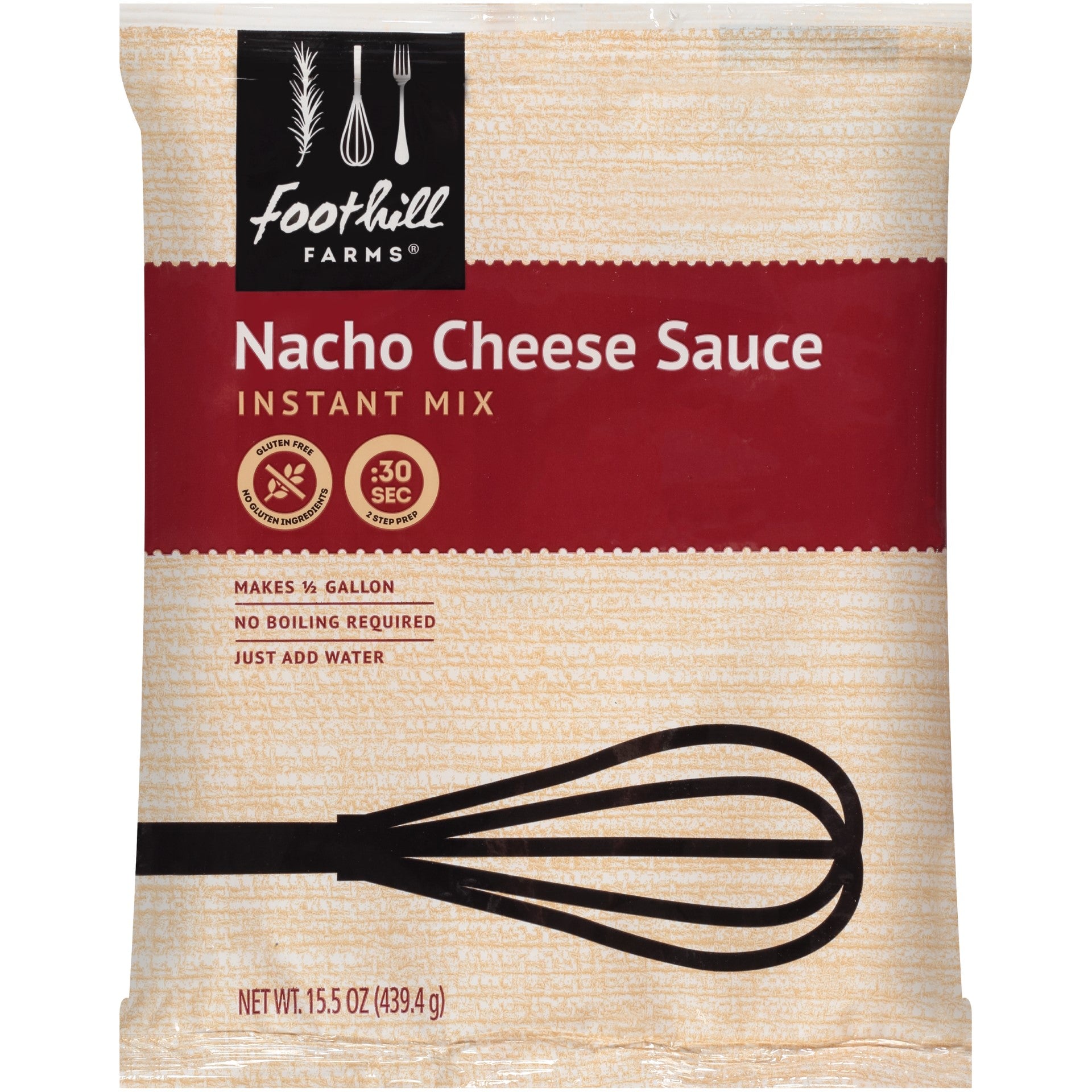 Foothill Farms Nacho Cheese Sauce Mix16 Ounce Size - 8 Per Case