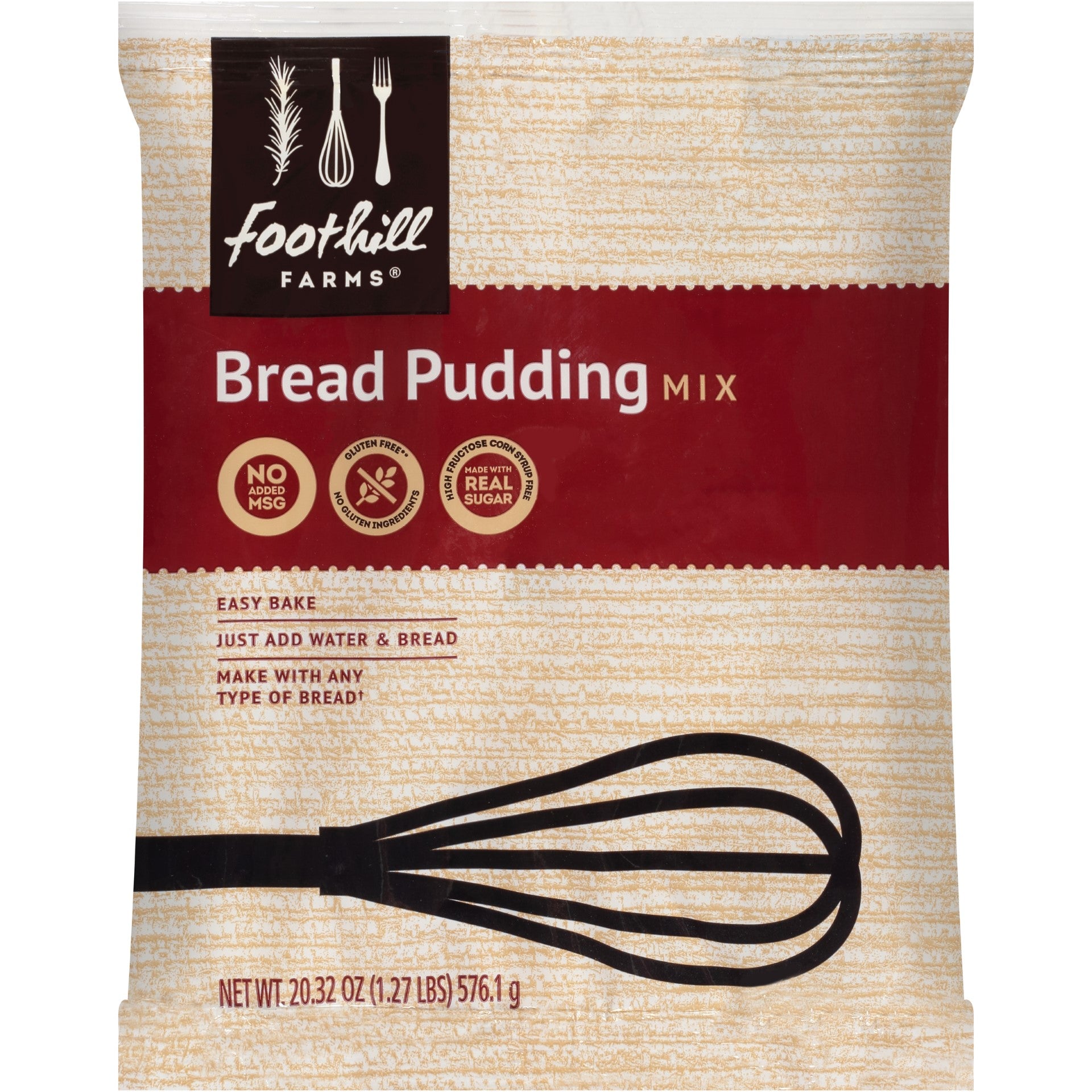 Foothill Farms Bread Pudding Mix 20.3200 Ounce Size - 8 Per Case