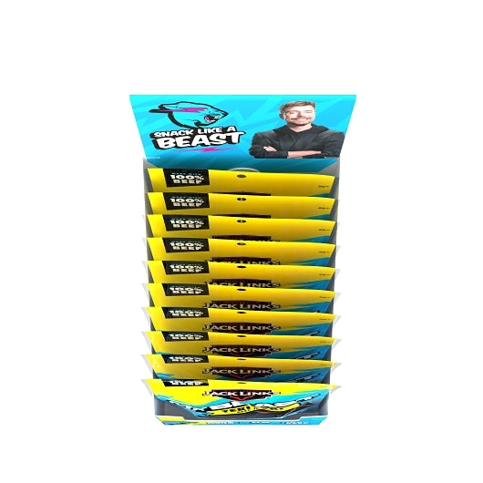 Jack Links Teriyaki Beef Jerky 1.25 Ounce Size - 10 Per Pack - 60 Per Case.