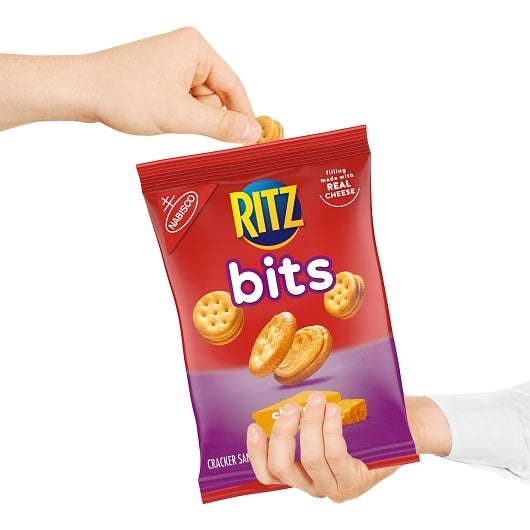 Mondelez Foodservice Ritz Bitz Cheese Sandwich Crackers 1.5 Ounce Size - 60 Per Case