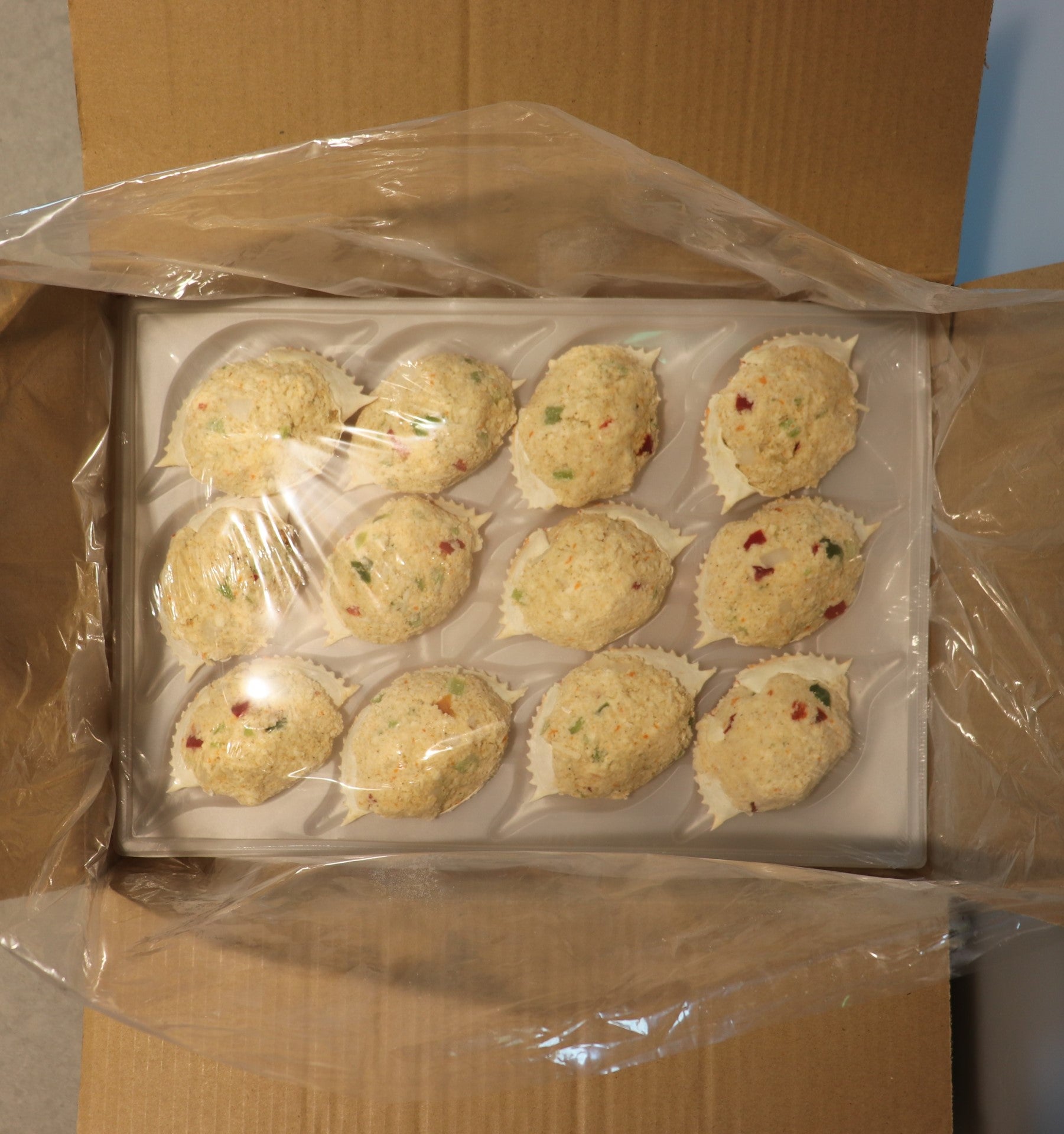 Cap'n Joe Stuffed Crab Shells Tray Packed 3 Ounce Size - 72 Per Case