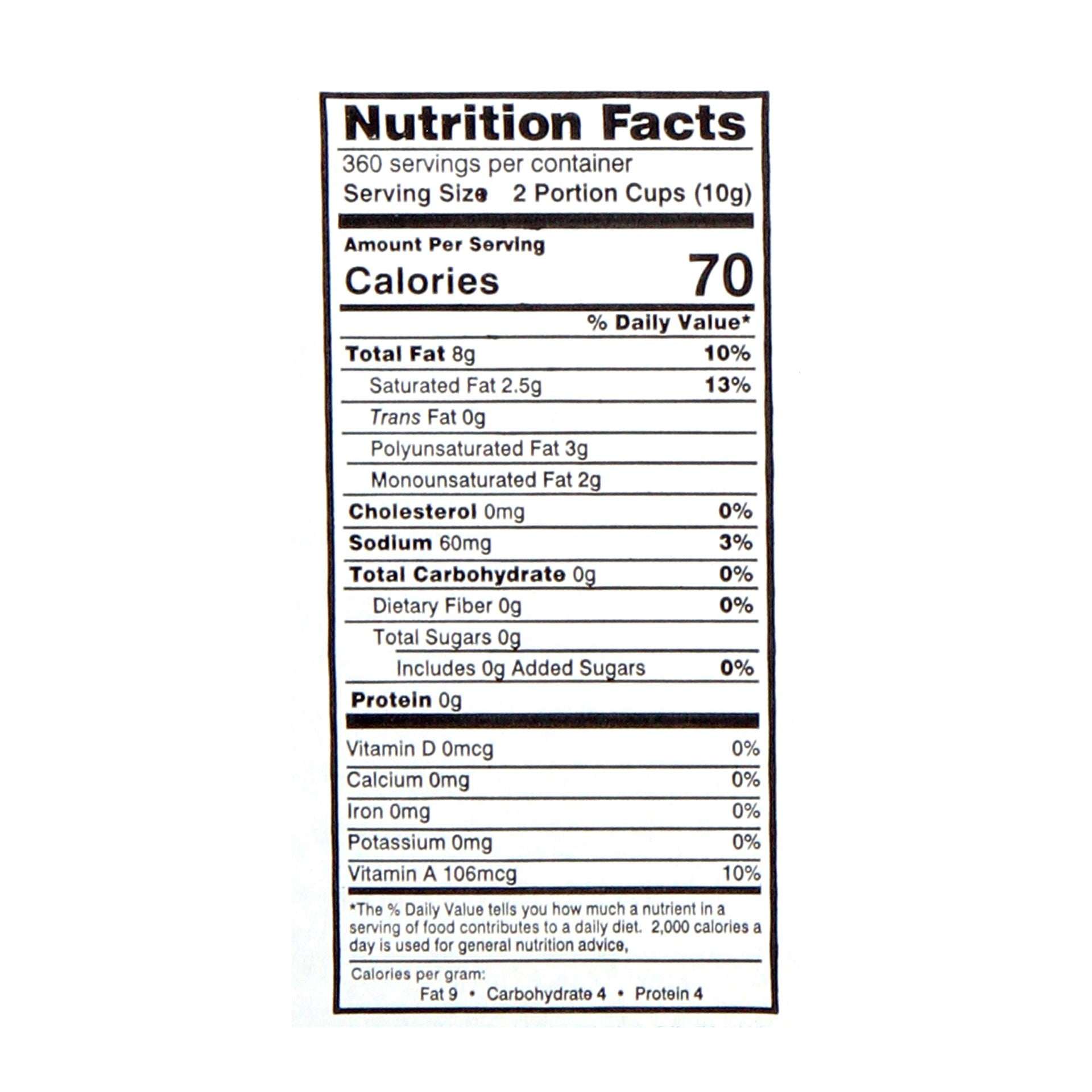 Sun Glow Butter Blend Whipped Sun Glow European Style Zero Trans Fat Gr 5 Grams Each -