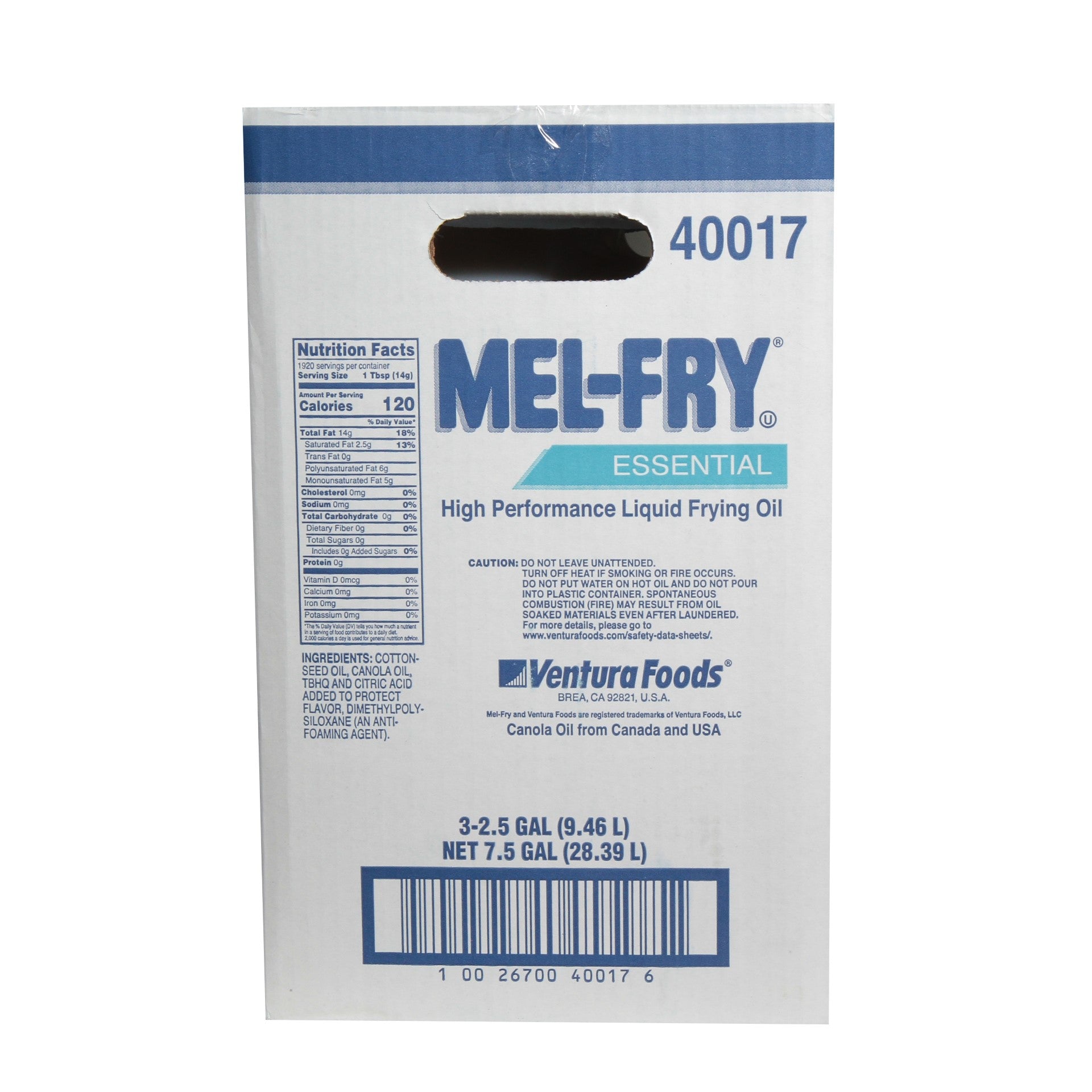 Mel Fry Advanced Canola High Performance Jug Qt 10 QT - 3 Per Case