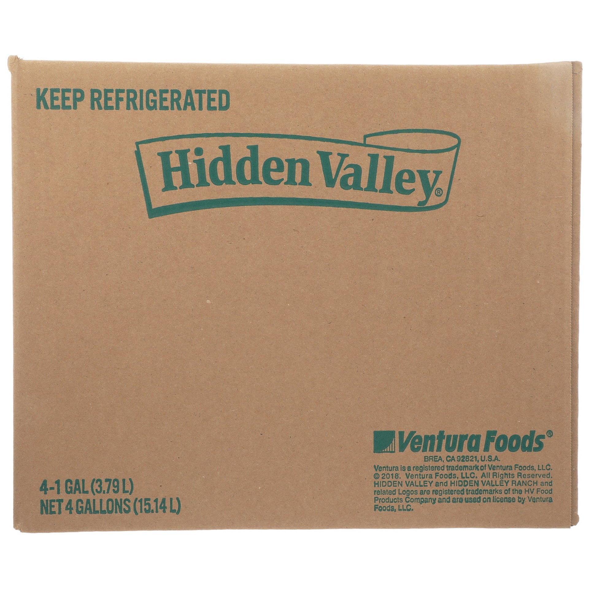 Hidden Valley Original Ranch Dressing Bulk 1 Gallon - 4 Per Case