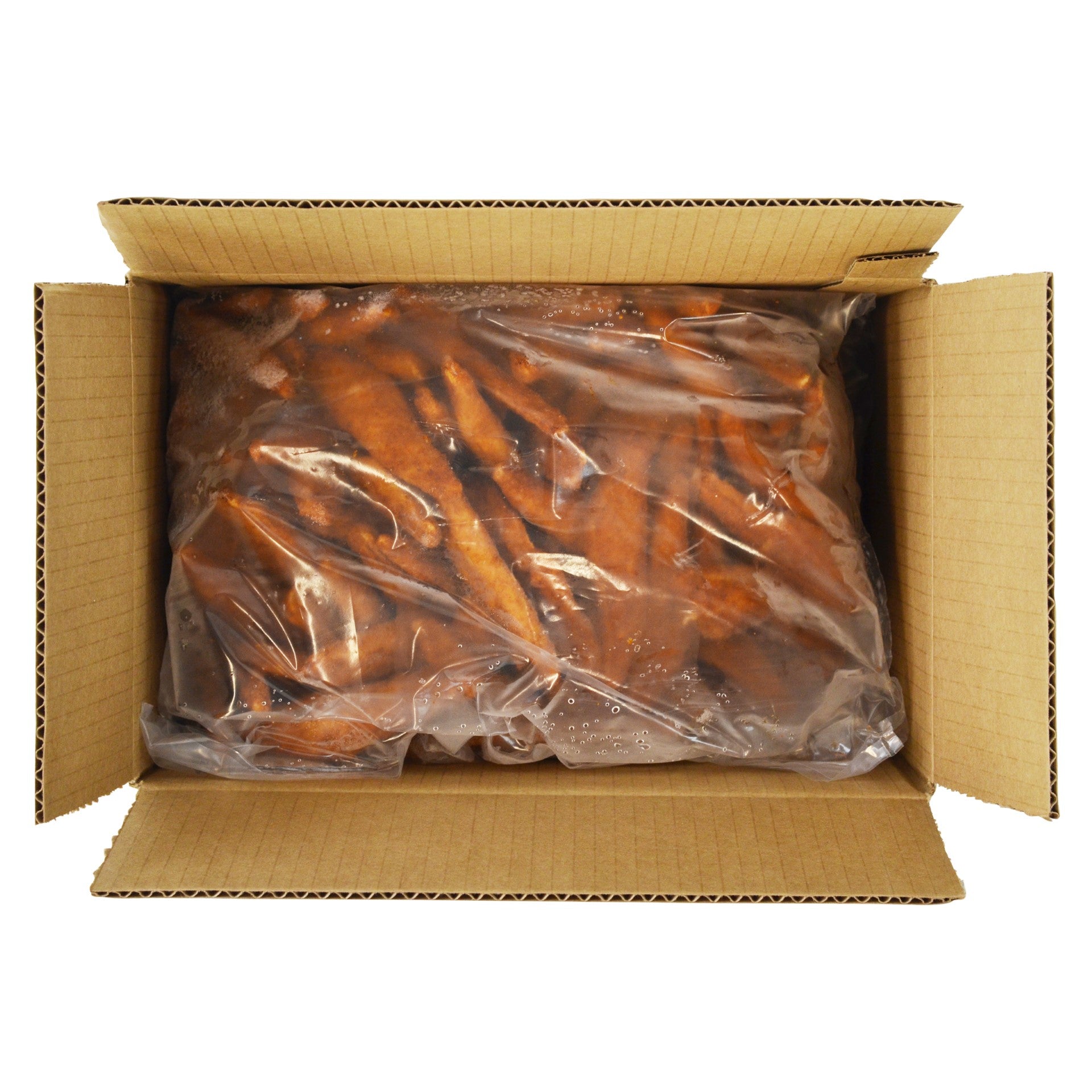 Brakebush(r) Smartshapes(r) Fiery Fingers(r)glazed Breast Strips Fully Cooked Frozen 5 Pound