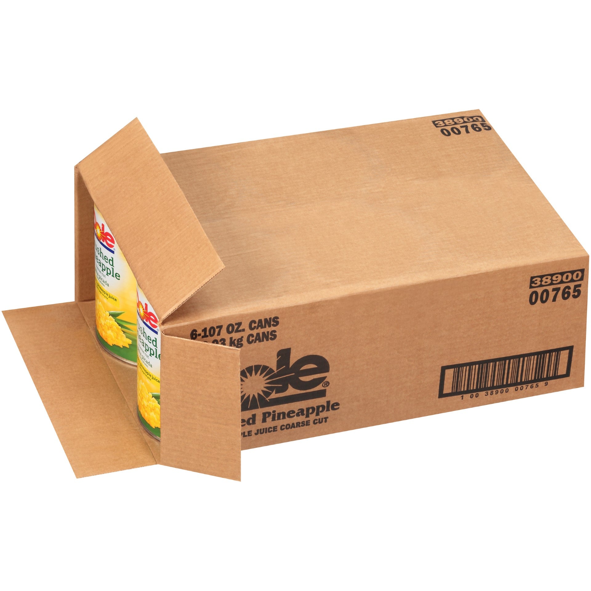 Dole Pineapple Crushed In Juice 106 Ounce Size - 6 Per Case