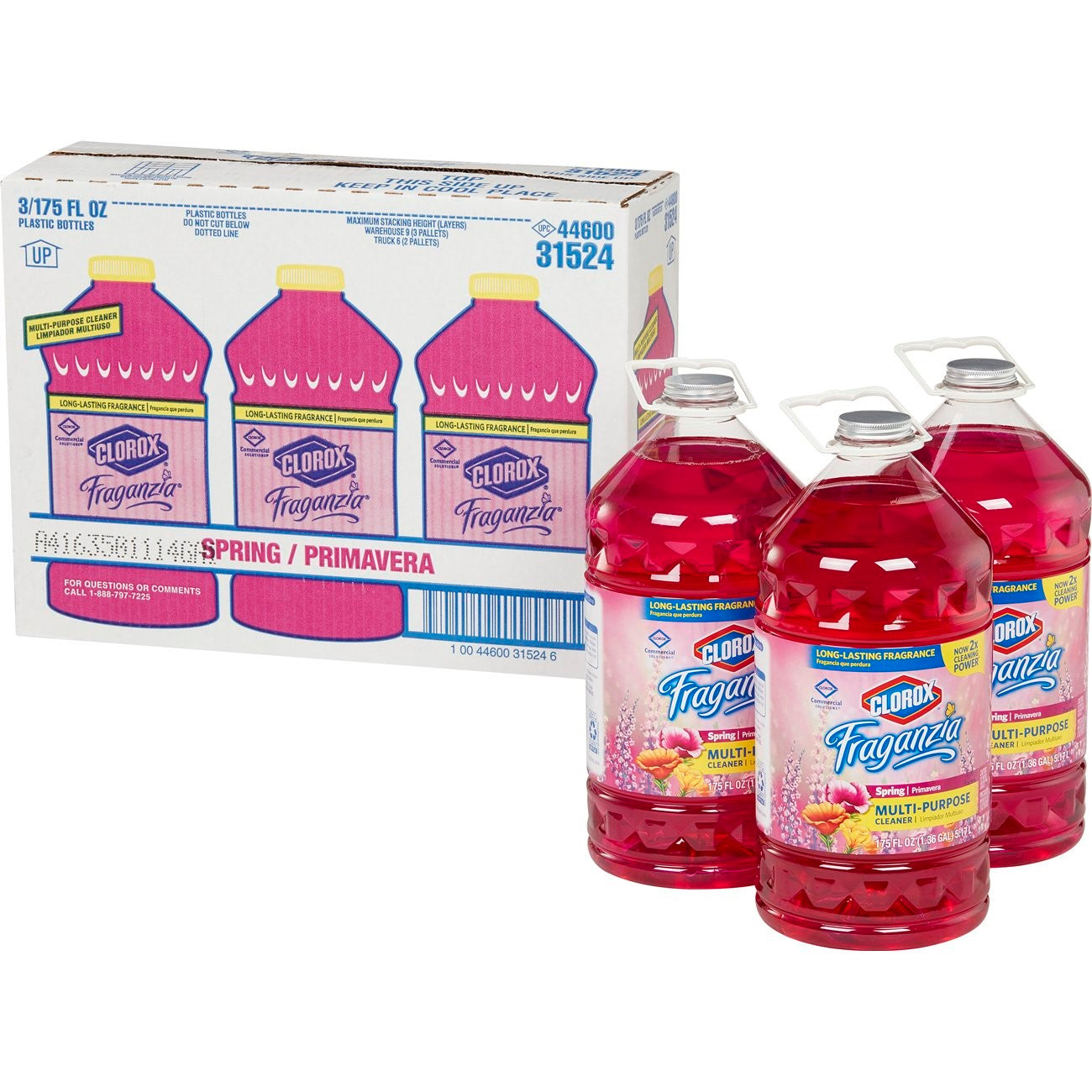 Clorox Fraganzia Spring Commercial Solutionsmulti Purpose Cleaner  3 - 175 Fo