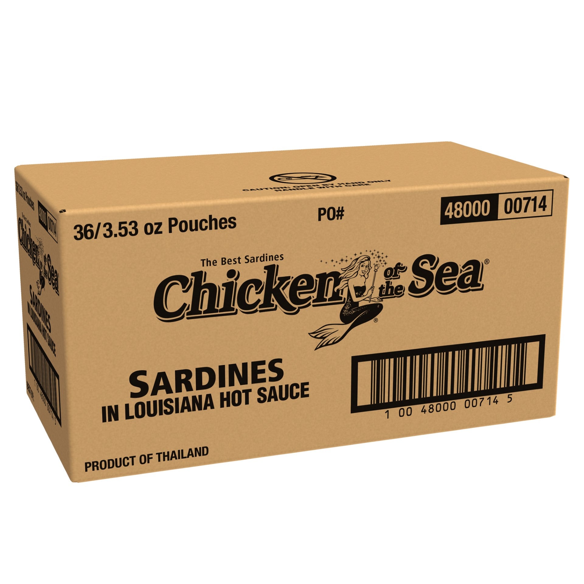 Chicken Of The Sea Sardines In Hot Sauce Pouch 3.5300 Ounce Size - 36 Per Case