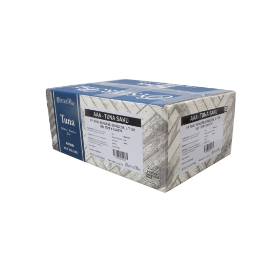 Harbor Seafood Frozen Oyster Bay Saku Block Aaa Individual Vacuum Packed Skinless Boneless Wild Raw Tuna 8-10 Oz, 10 Pound