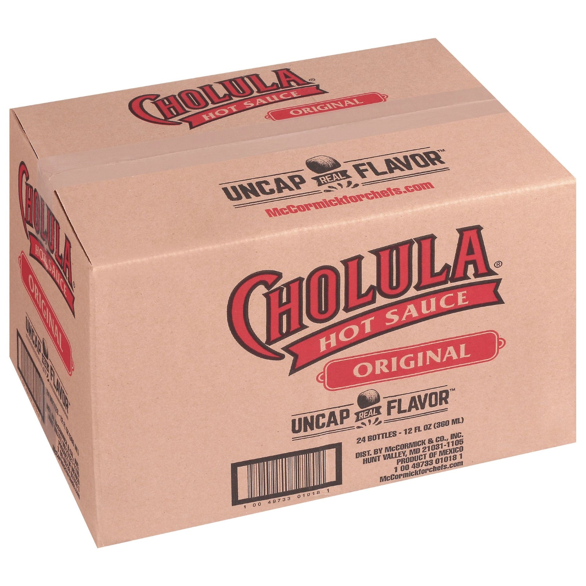 Cholula Original Hot Sauce Bottle 12 Fluid Ounce - 24 Per Case