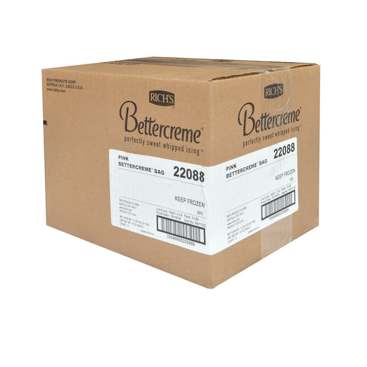 Bettercreme Icing Pink Pre Whipped 0.75 Pound Each - 15 Per Case.