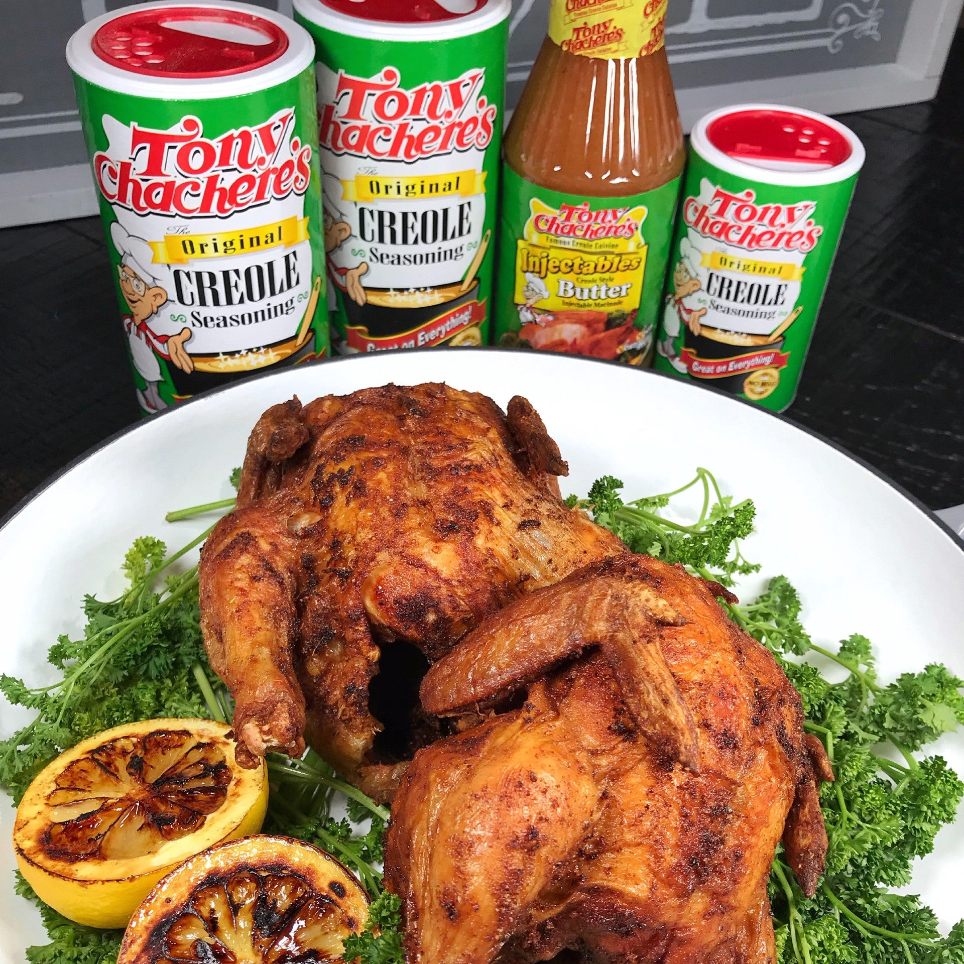 Tony Chachere's Creole Butter Injectable Marinade17 Ounce Size - 6 Per Case