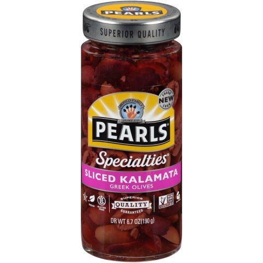Musco Olives Sliced Kalamata 6.7 Ounce Size - 6 Per Case