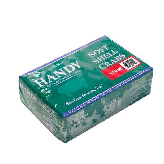 Handy Soft Shell Crabs Prime Frozen Imported 14 Count - 4 Per Case