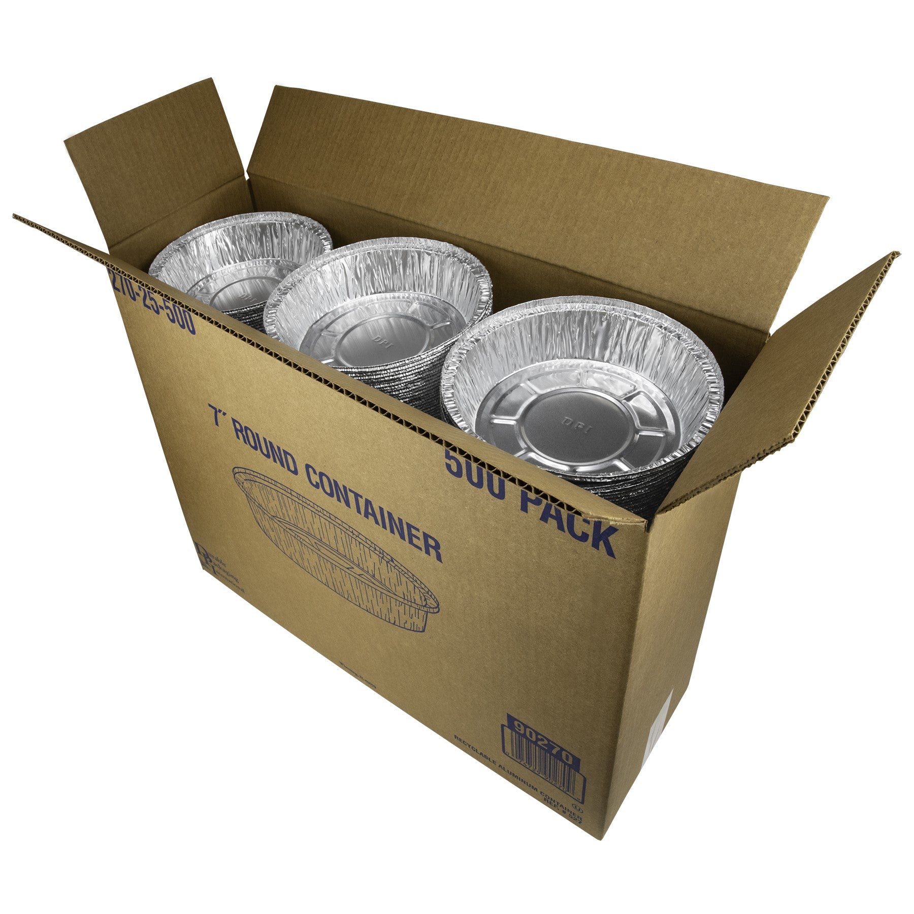 Durable Packaging 7 Inch Round Container  1 - 500 - 500 Ea