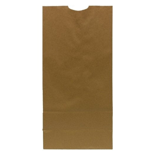 Ajm 16# Narrow Base Kraft Bag, 500 Count